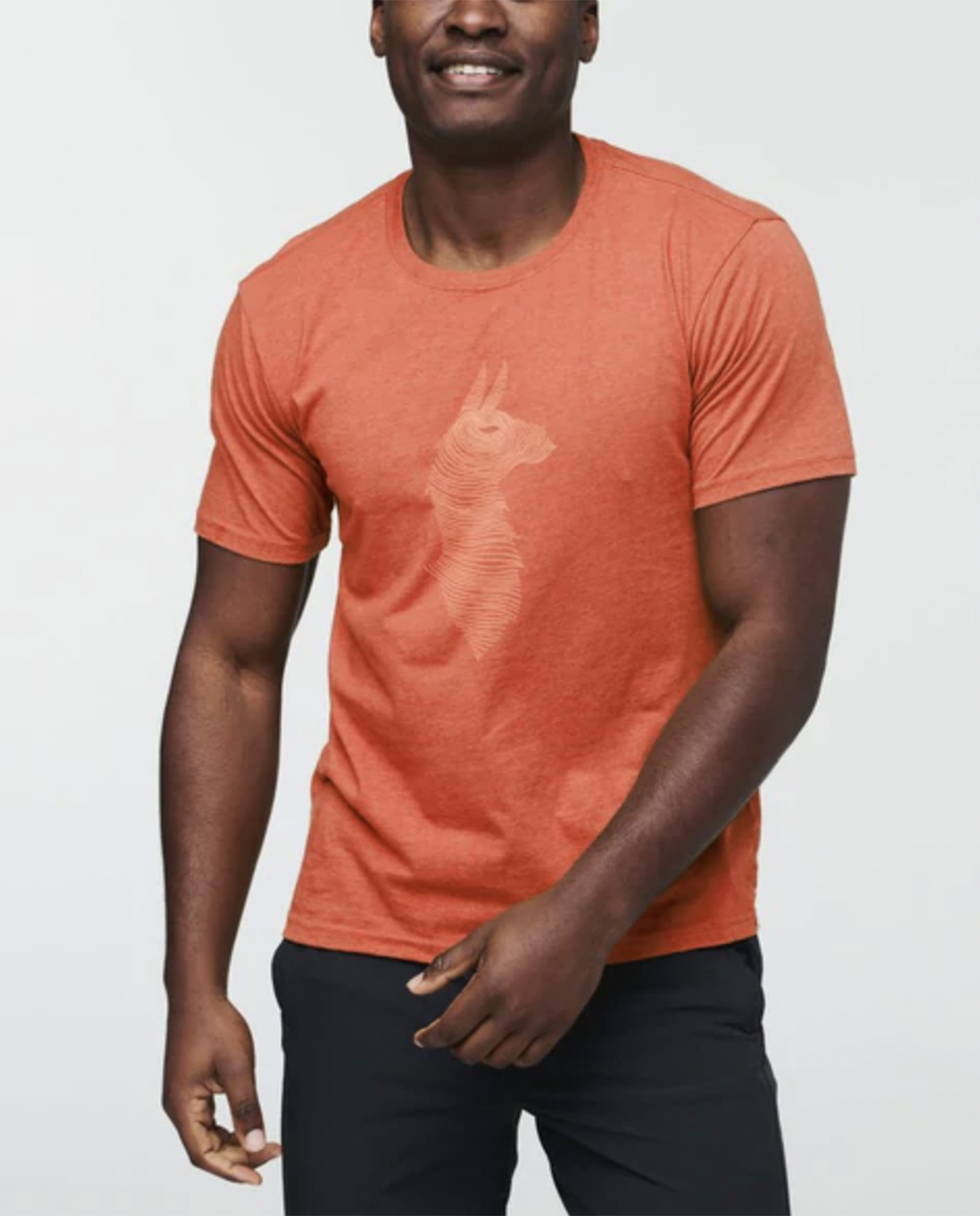 Topo Llama T-Shirt in Canyon