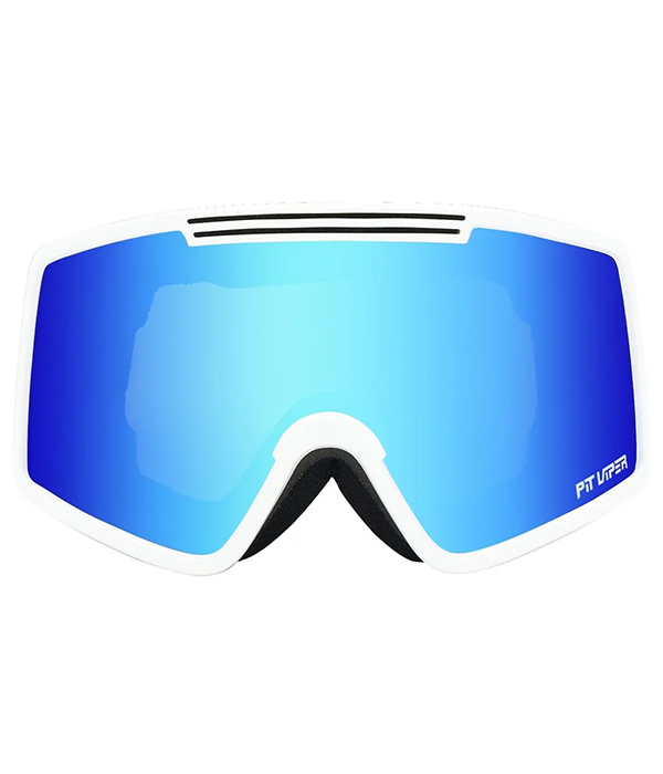 The French Fry Goggle - Small in The Miami Nights + Blue Lens
