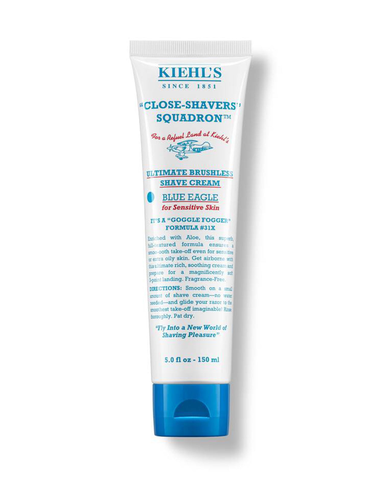 KIEHLS 5oz Shave Cream Blue Eagle