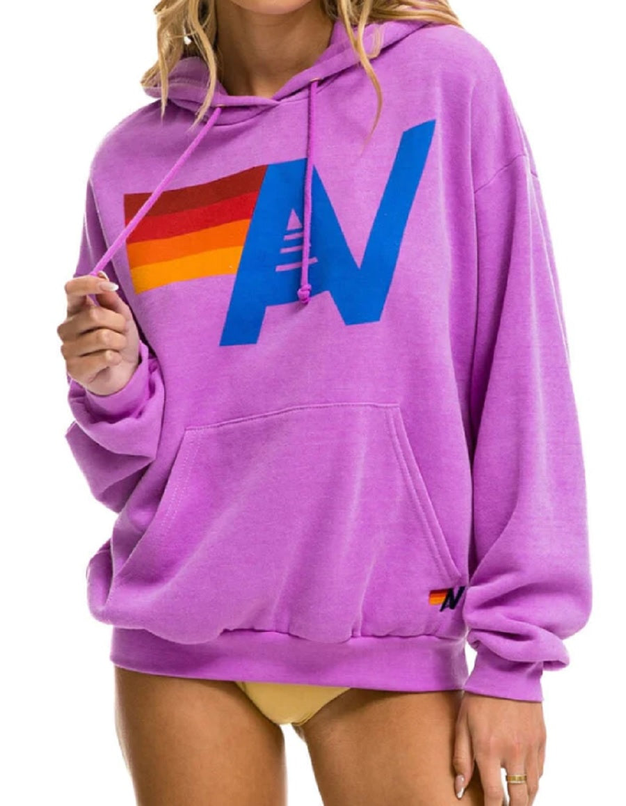 Womens Logo Pullover Hoodie Relaxed