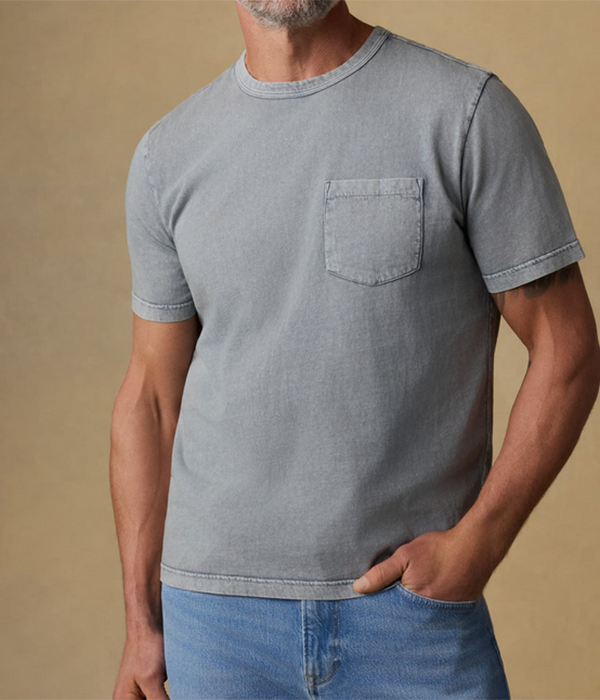 Mens SS Recycled Cotton Tee