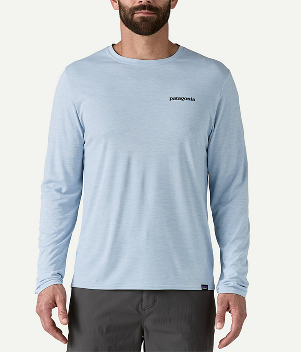 Mens L/S Cap Cool Daily Graphic Shirt - Waters