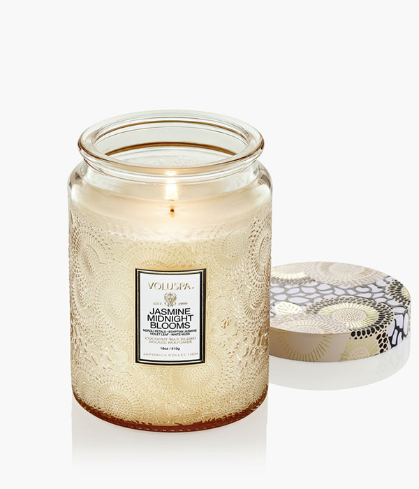 Large Glass Jar Candle 100hr/18oz