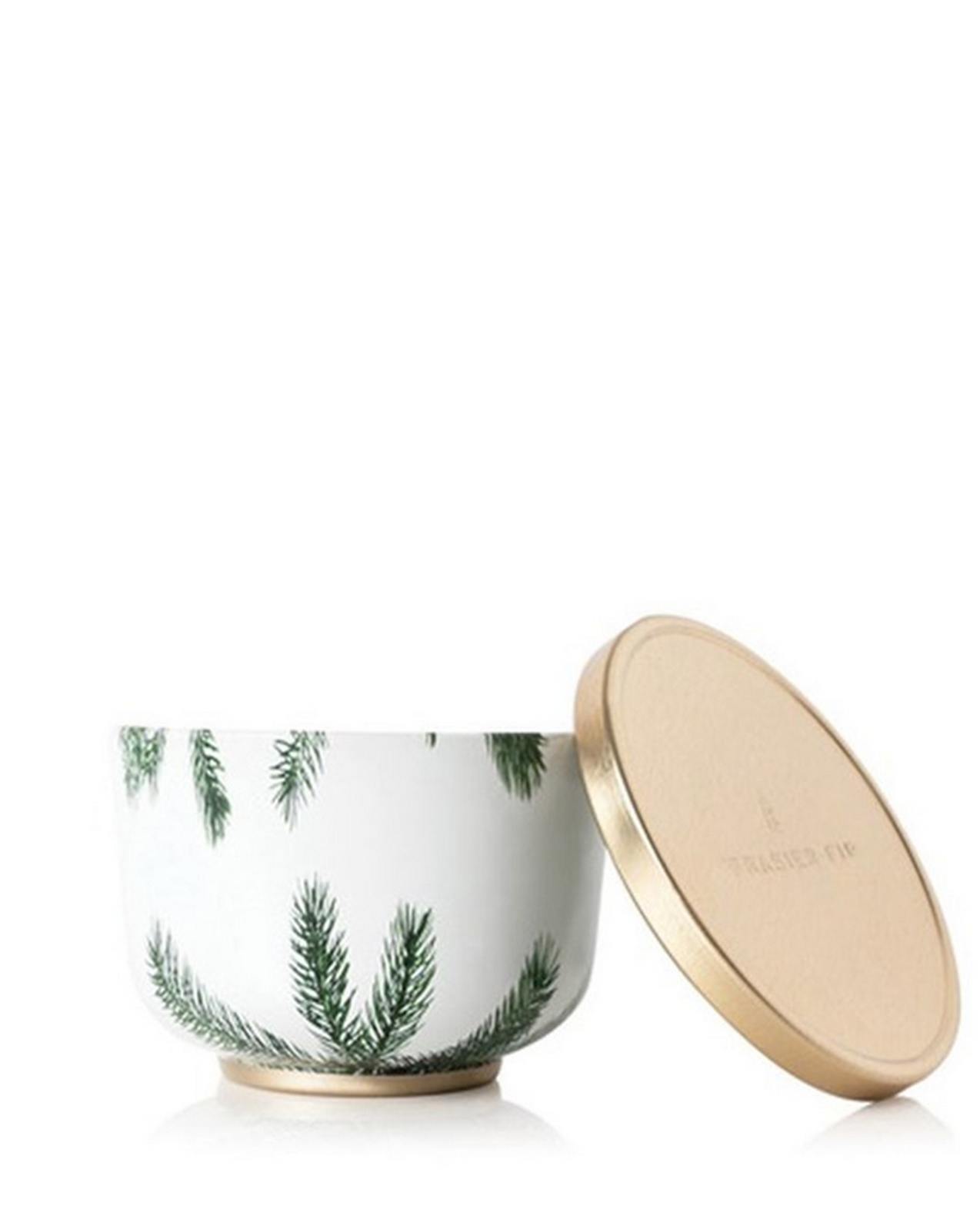 Frasier Fir Poured Candle Tin w/ Gold Lid