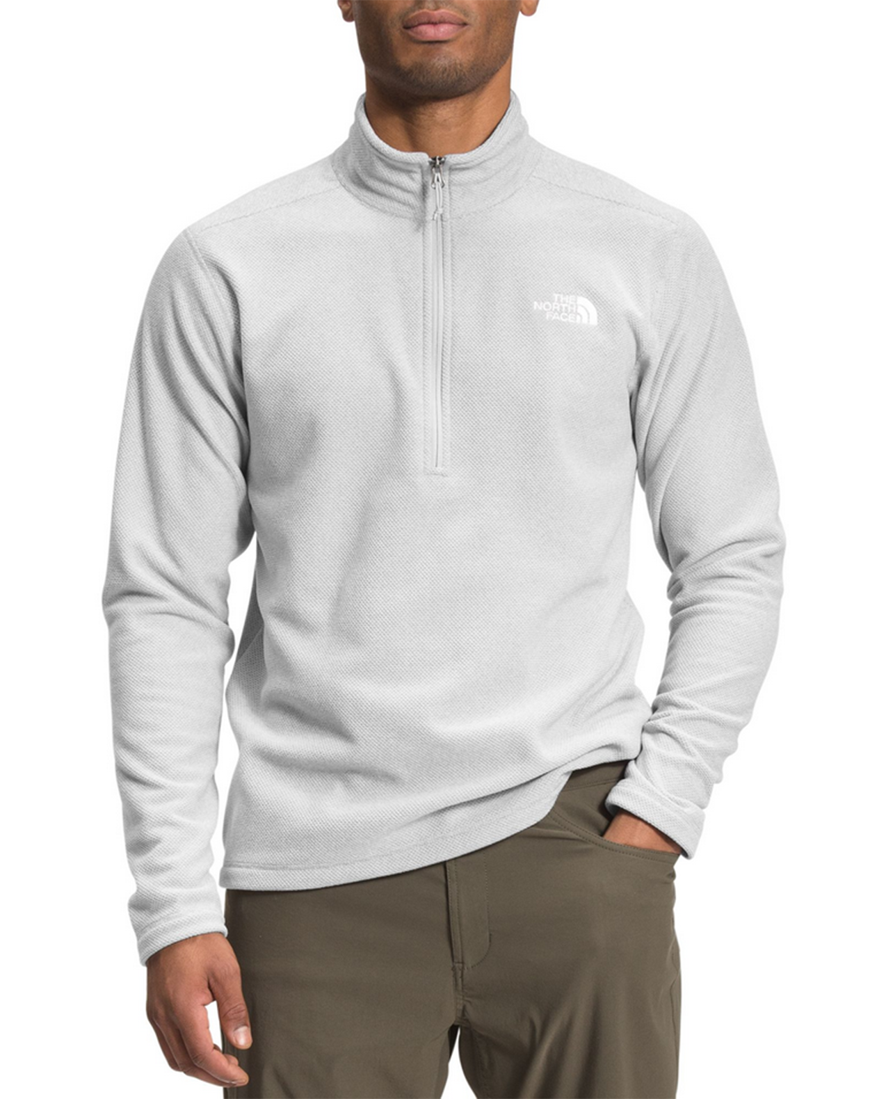Mens Textured Cap Rock 1/4 Zip