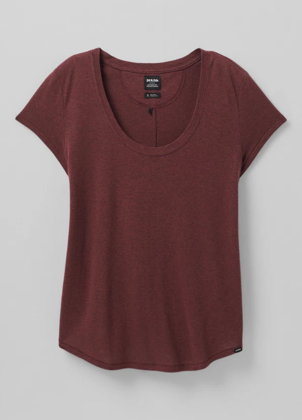 Womens Cozy Up Scoop Neck Tee
