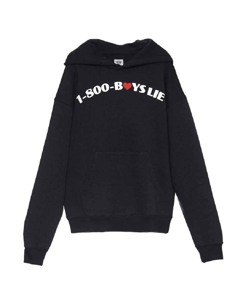 Womens 1-800 Heart Racer Hoodie