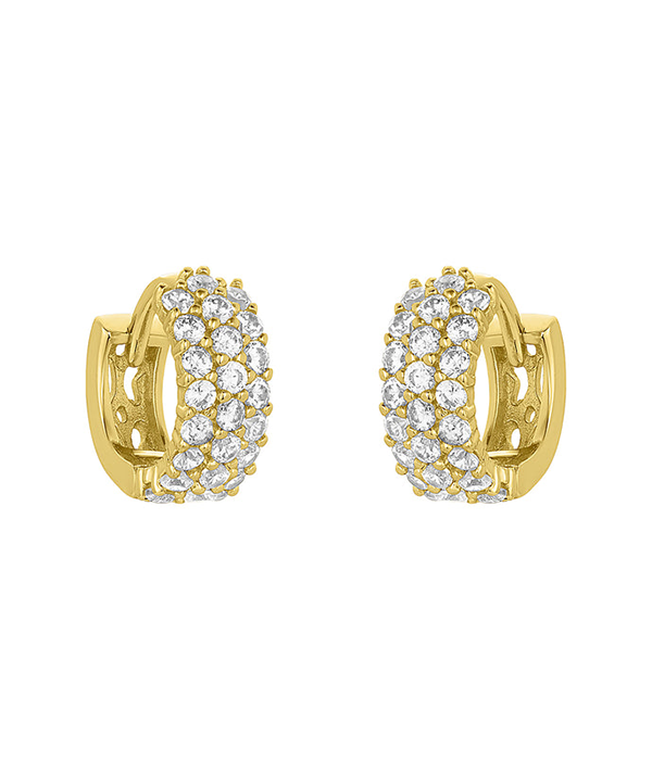 Womens Marie Huggies in Gold
