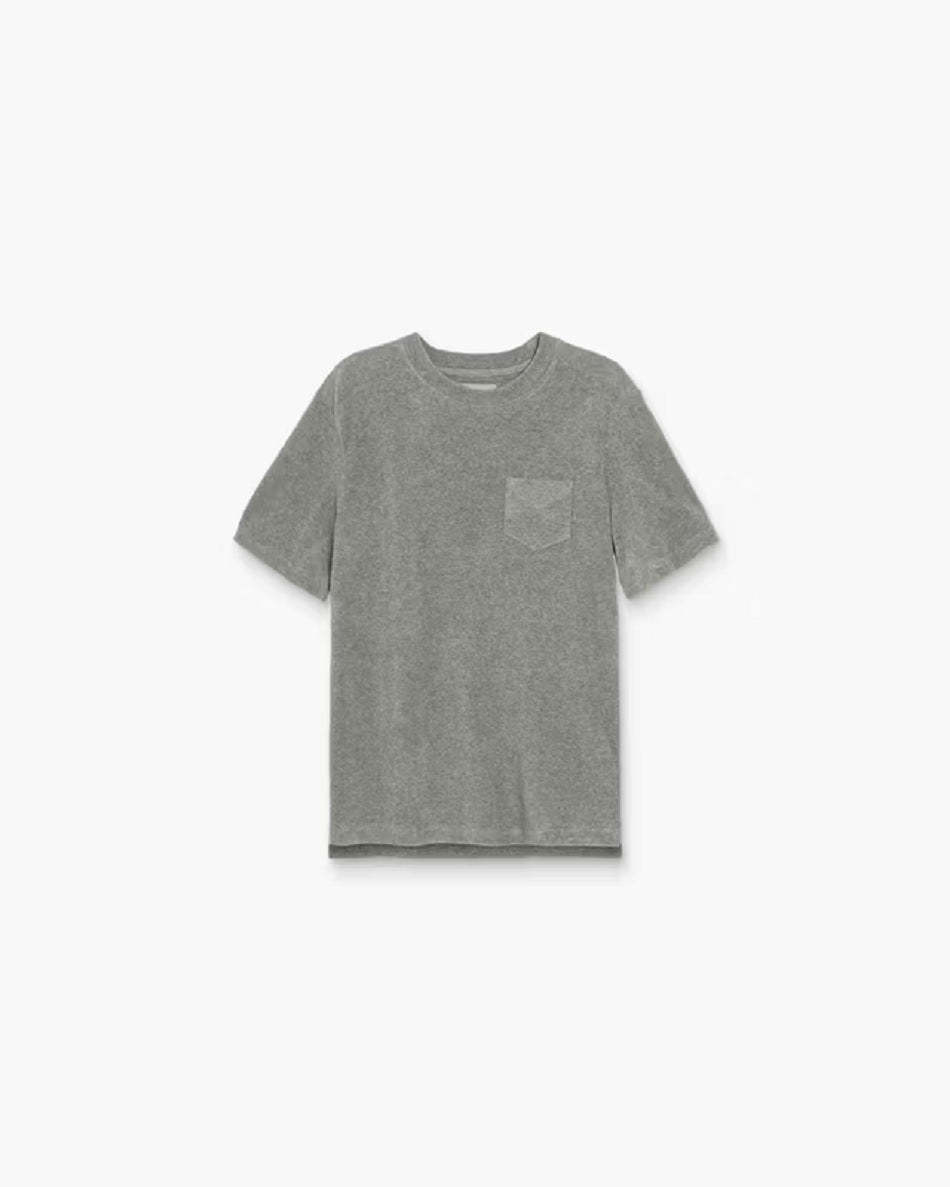OAS Mens Terry Tee in Grey