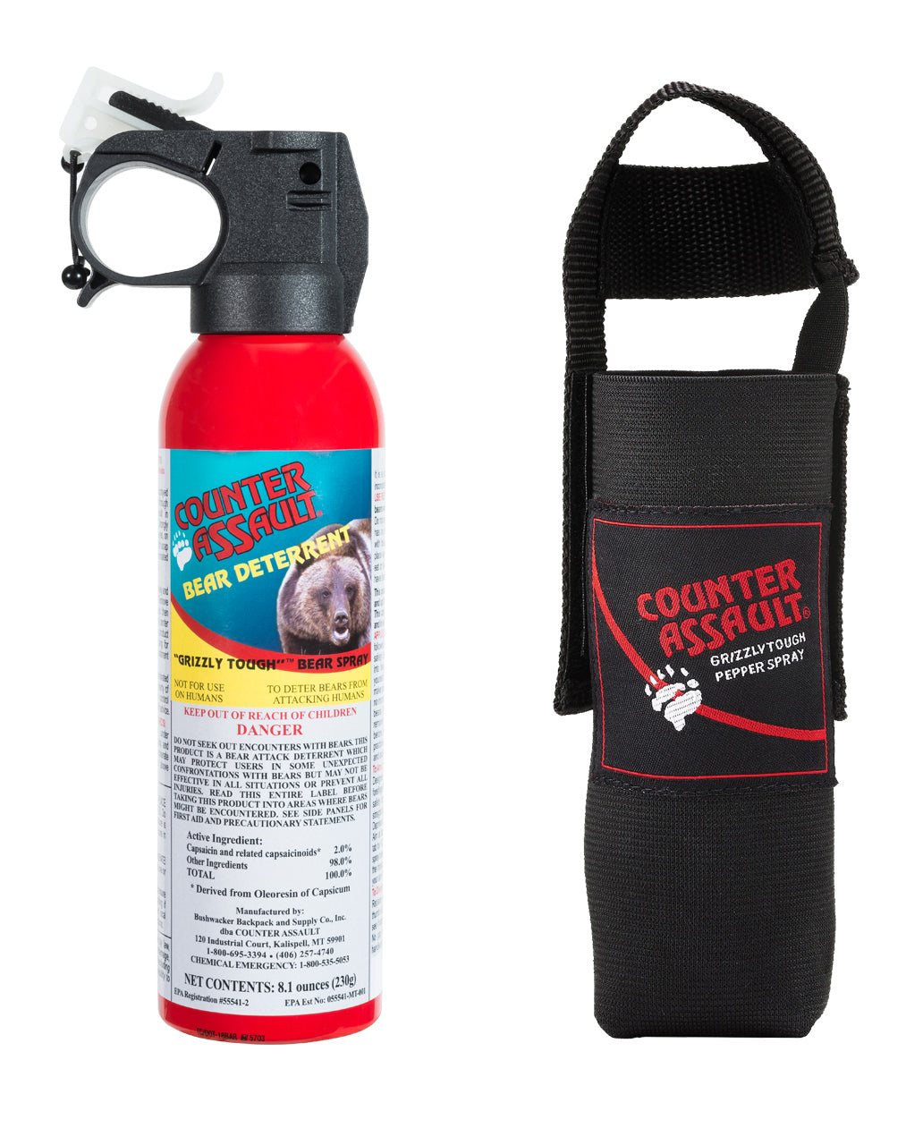 8.1OZ Bear Spray with Holster