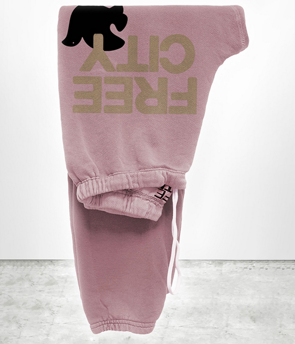 Womens Free City Large Sweatpant B
