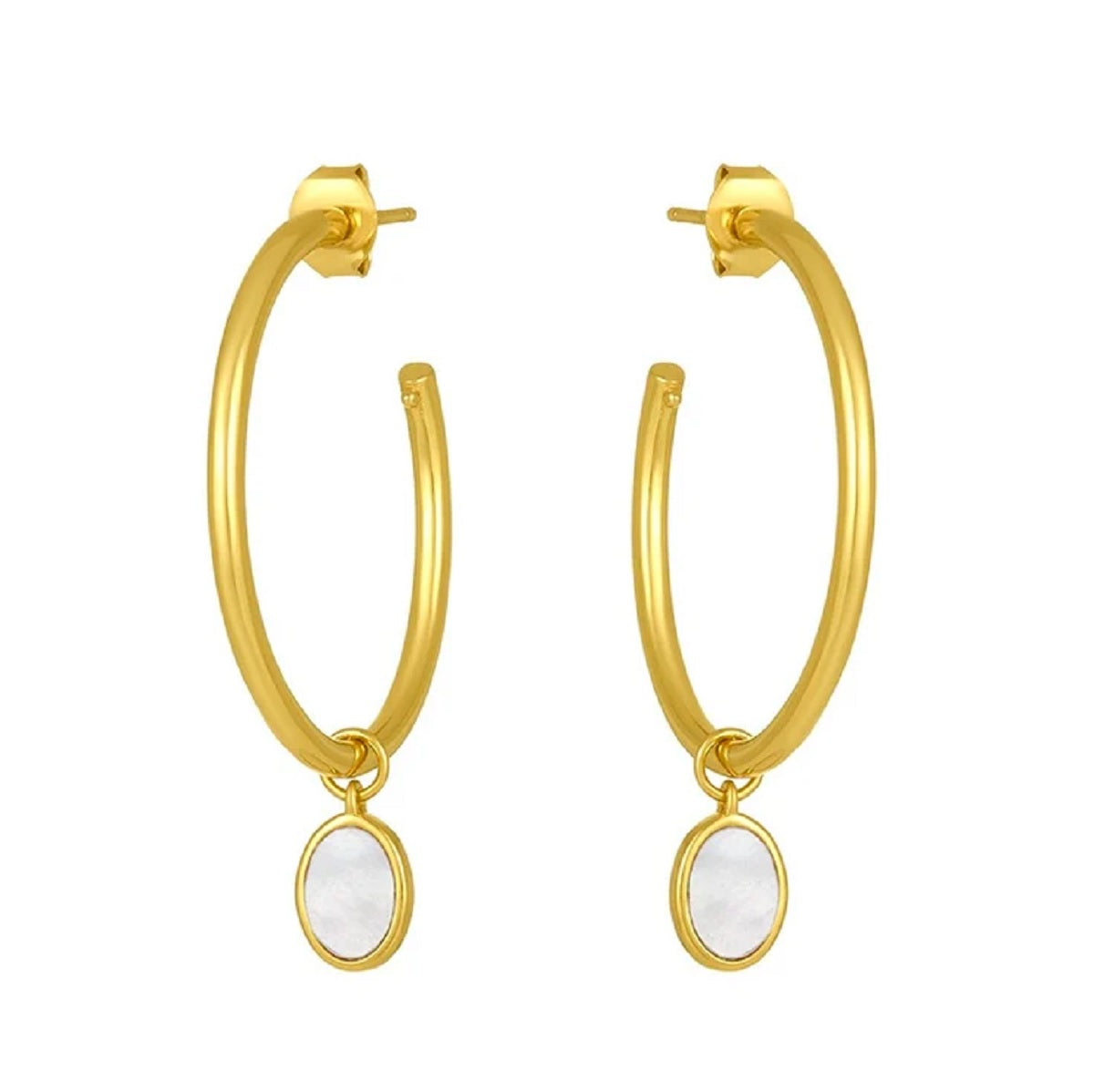 Womens Catalina Hoops Gold
