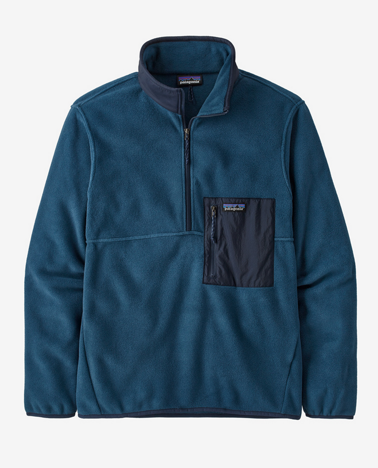 Mens Microdini 1/2 Zip P/O