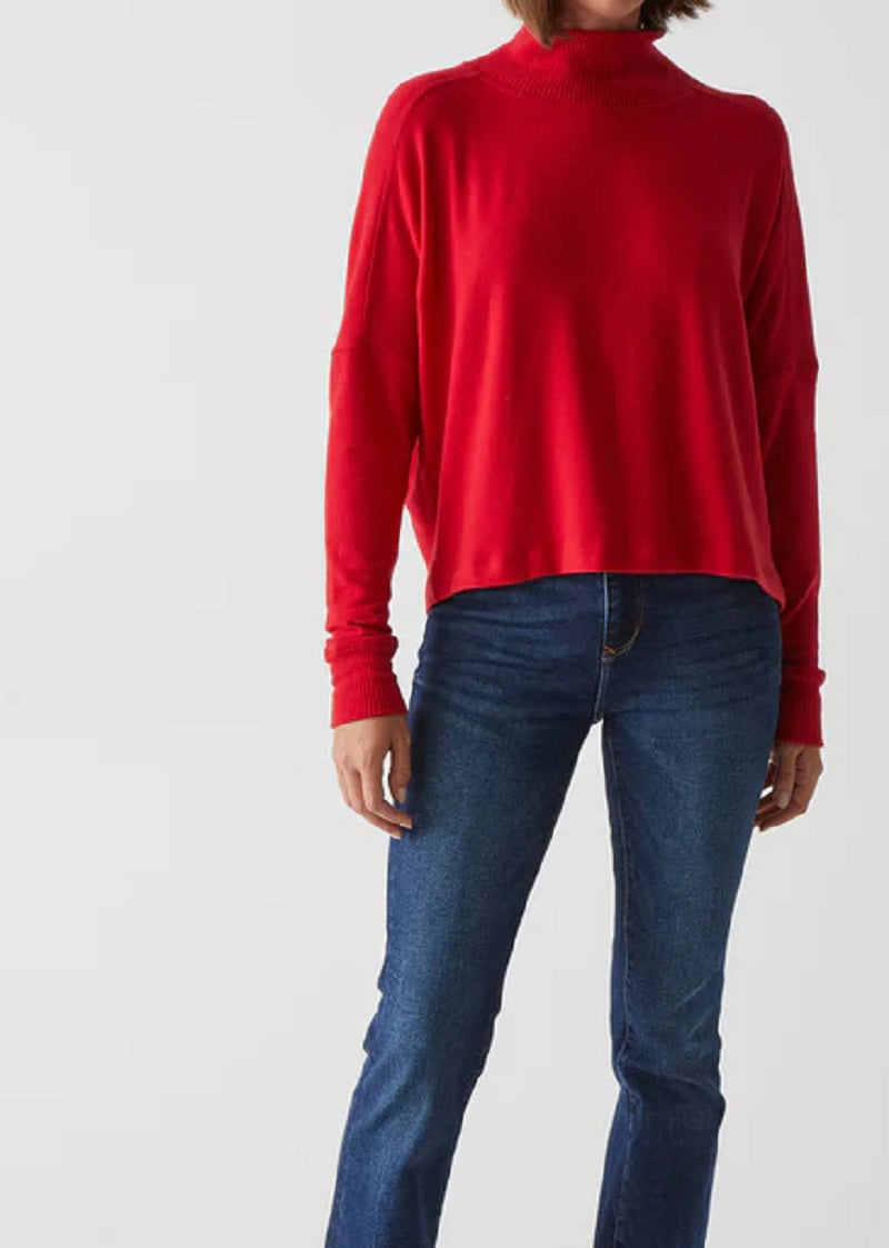 Womens Frida Mock Neck Top