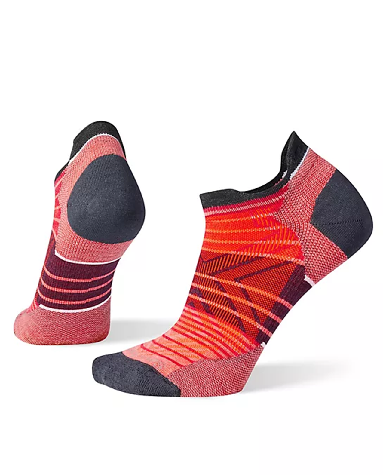 Womens Run Zero Cushion Stripe Low Ankle Socks