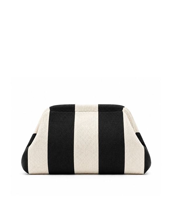 City Girl Pouch in Black / Beige