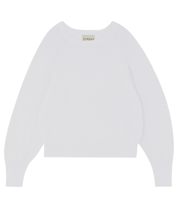 Womens Cotton Moss Raglan Crew