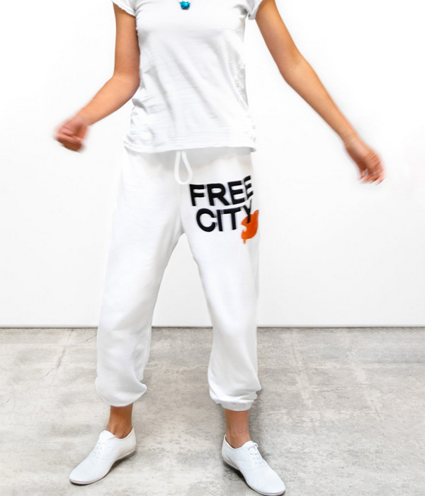 Womens Free City Large Sweatpant B