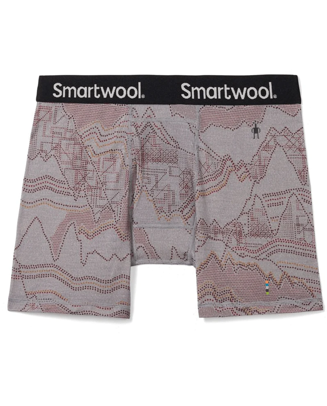 Mens Merino Print Boxer Brief Boxed