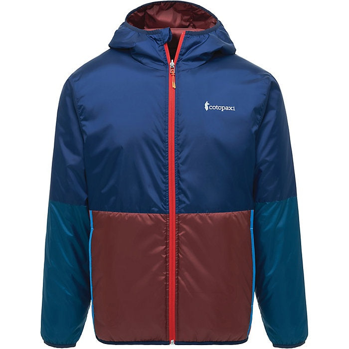 Mens Teca Calido Hooded Jacket in Poker Face