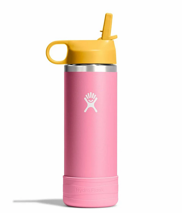 Kids 18oz Wide Mouth Straw Cap And Boot