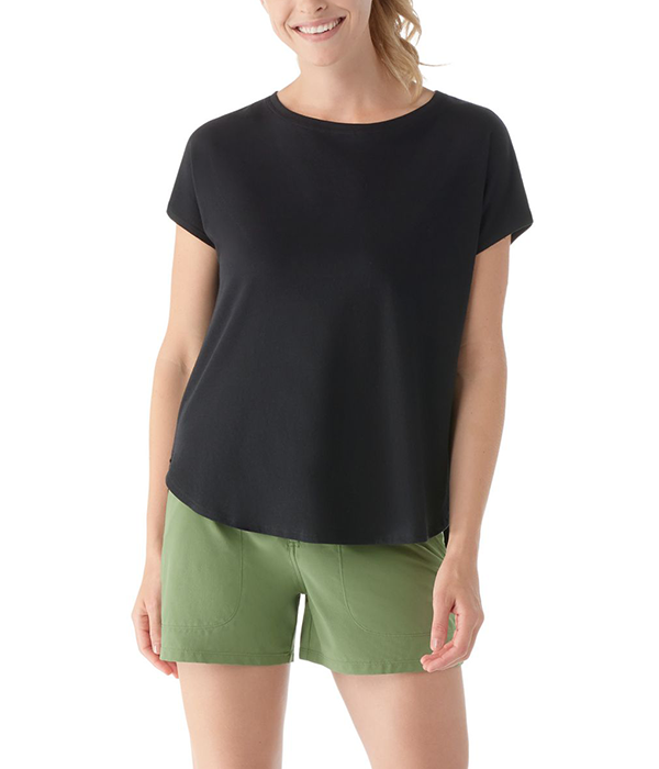 Womens Short Sleeve Swing Top