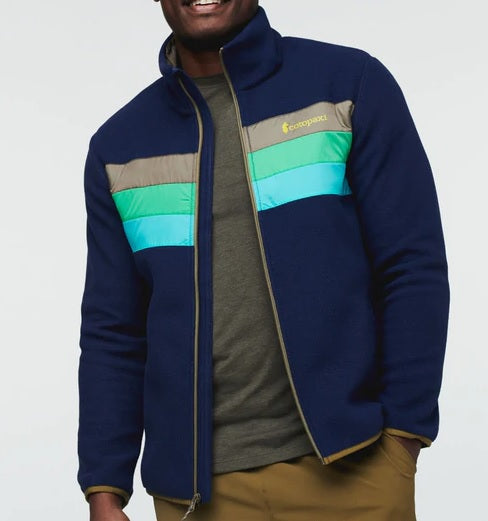 Mens Teca Fleece Full-Zip Jacket in Later