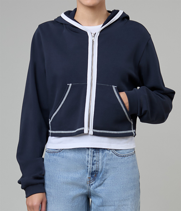 Womens Neighborhood Zip in Navy