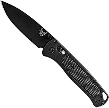 Benchmade Bugout Plain Drop Point Finish Black Blade