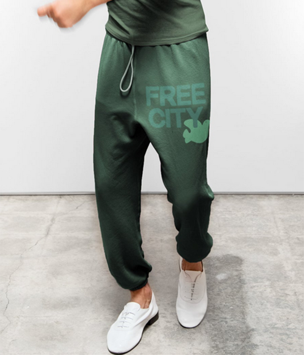 Womens Free City Large Sweatpant B