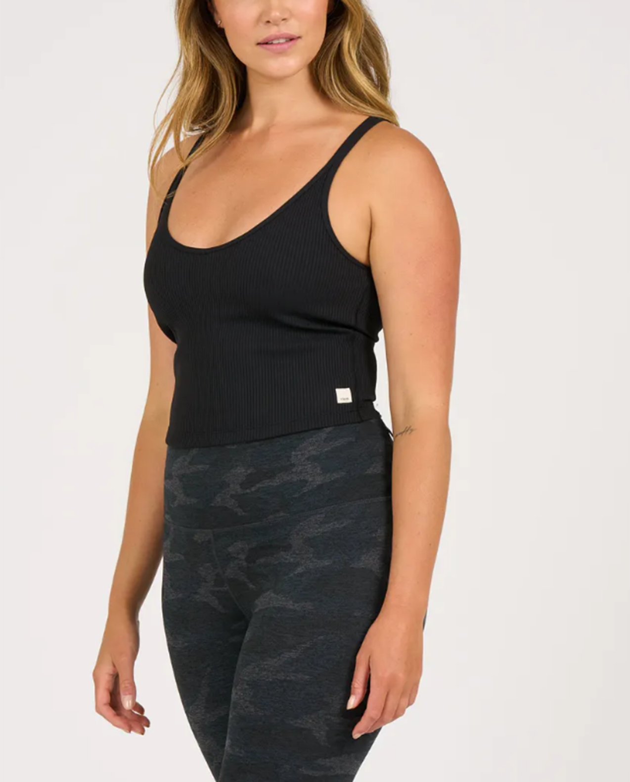 VUORI Womens Rib Crop Tank