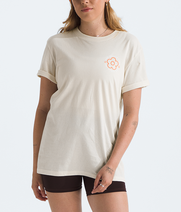 Womens S/S Strange Colorful World Flower Field Teeâ€”Graphic