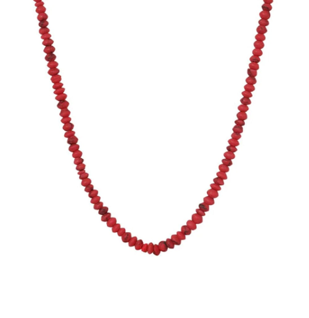 Womens Sidekick Necklace - Red