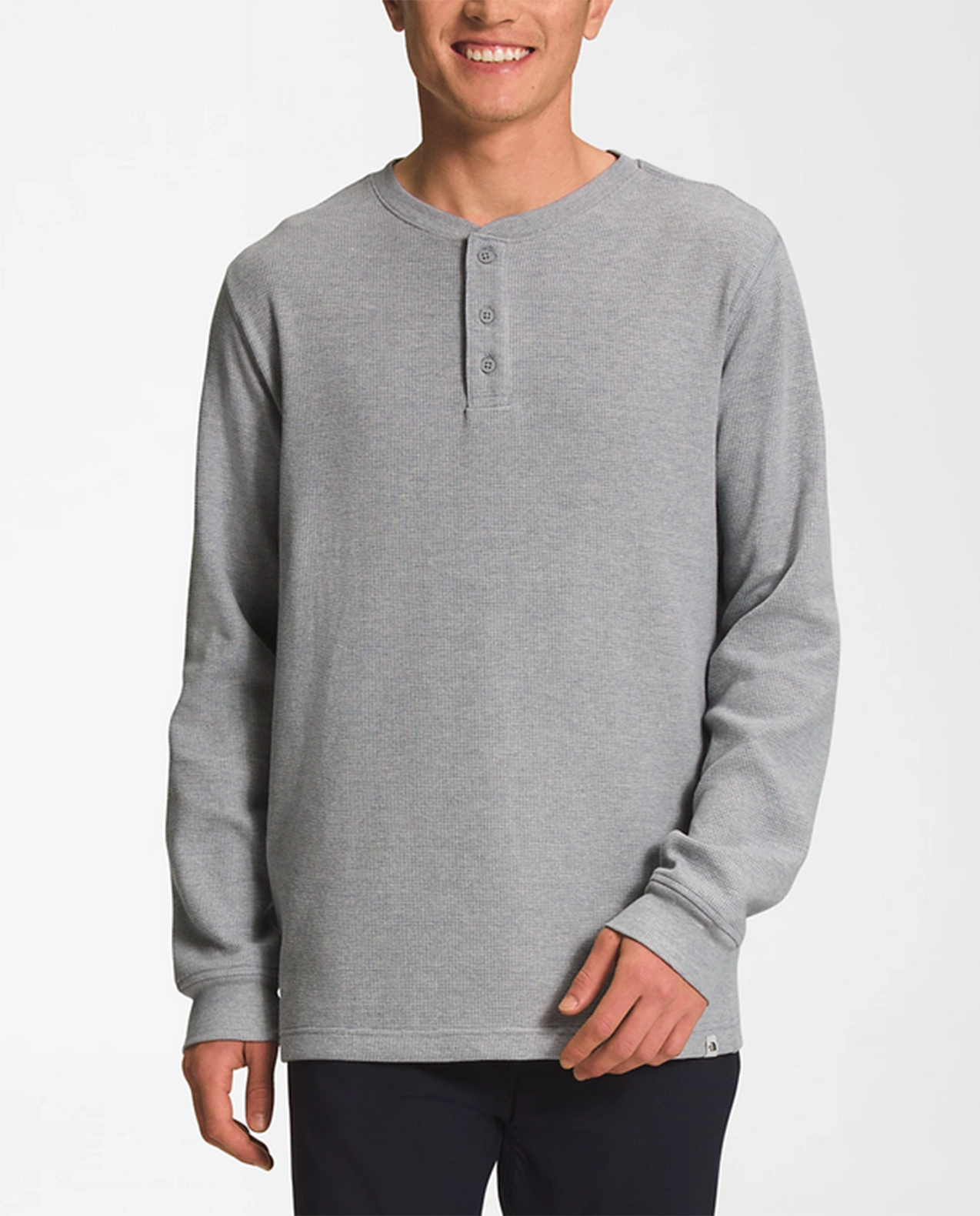 Mens Waffle L/S Henley F25