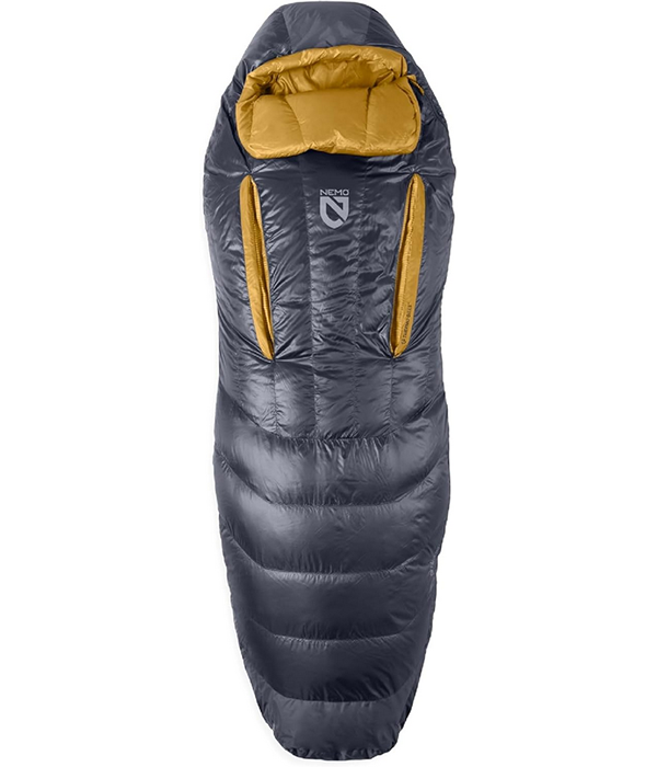 Disco Men's Endless Promise Down Sleeping Bag 15 Degree LONG in Ombre Blue