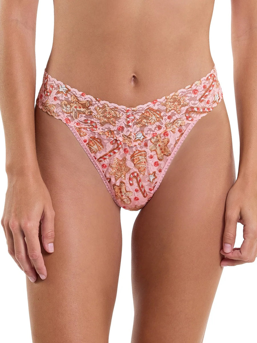 Womens Printed Original Thong Wrapped