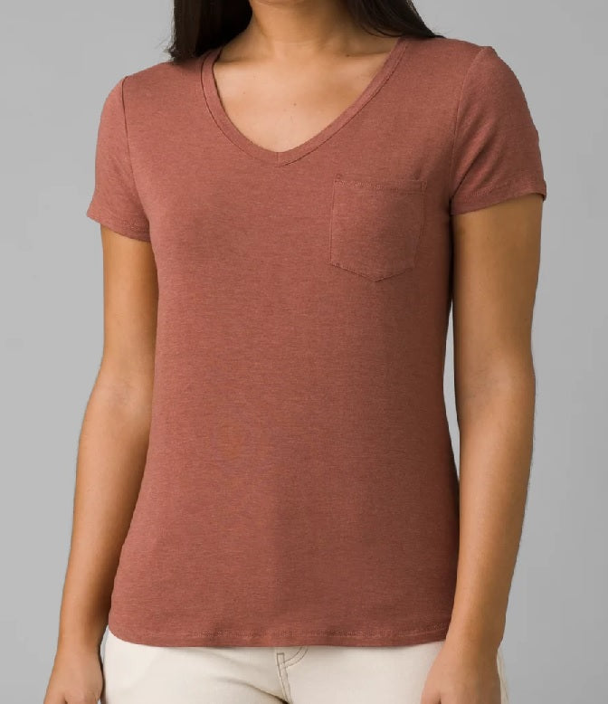 Womens Foundation Short Sleeve Vneck