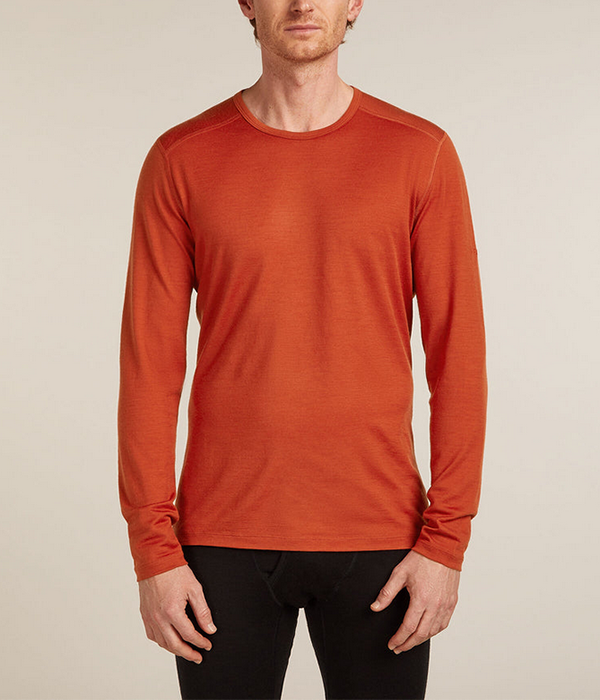 ICEBREAKER Mens 200 Oasis Long Sleeve Crew
