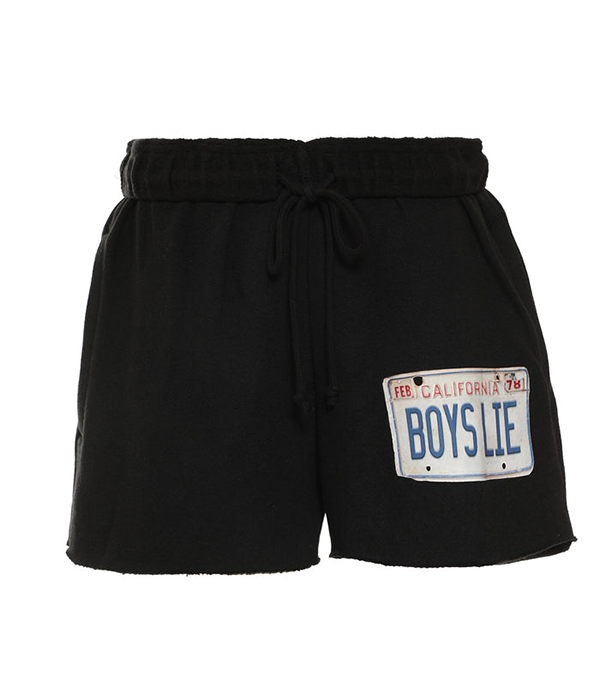 Womens Just Fore You Boys Lie Basic Shorts