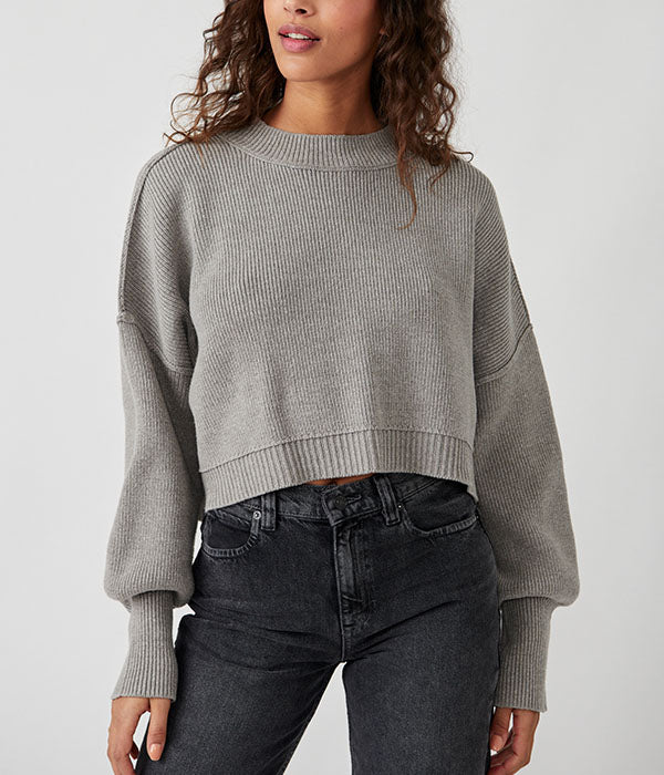 Womens Easy Street Crop Pullover
