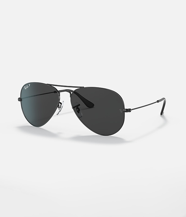 Aviator Large Metal in Black