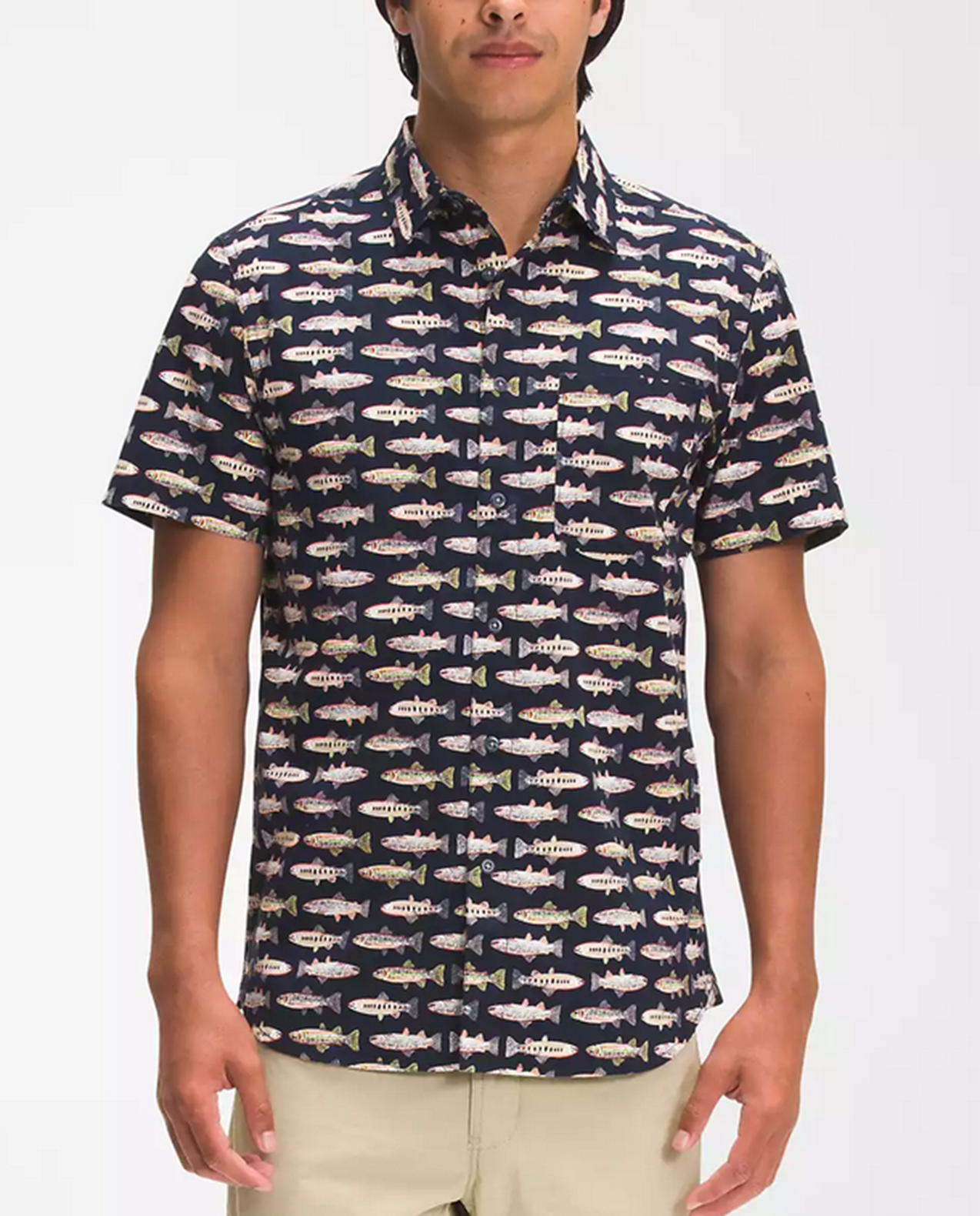 THE NORTH FACE Mens S/S Baytrail Pattern Shirt