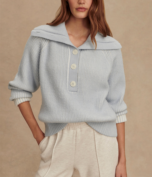 Womens Filey Plated Sweater