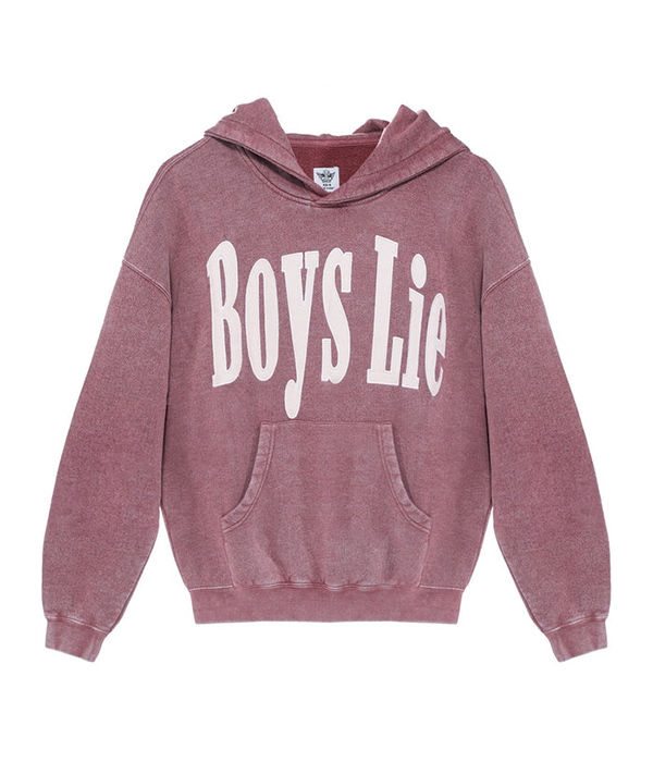 Womens Patched Up All-Star Racer Hoodie in Dusty Pink