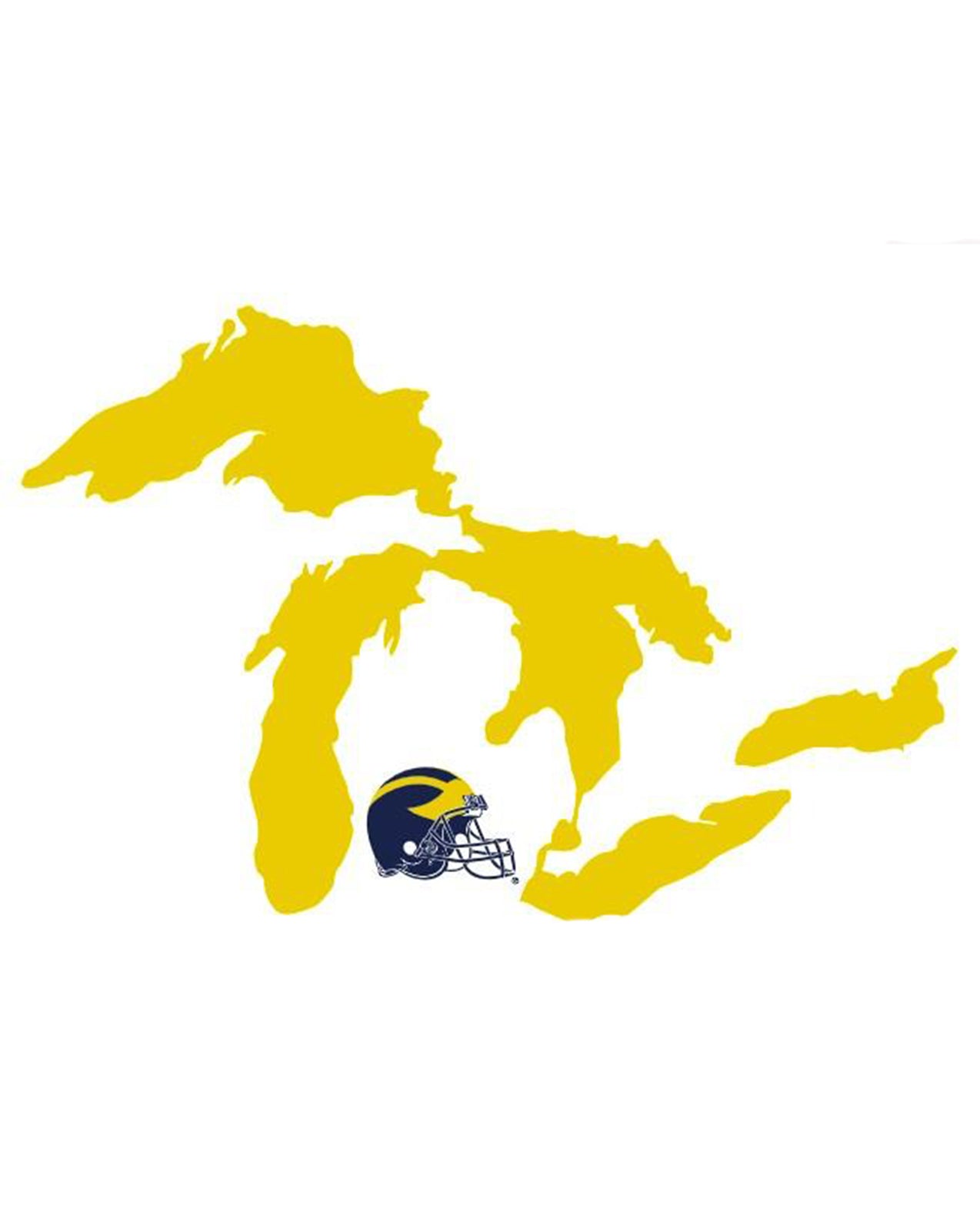 GREAT LAKES PROUD NCAA Sticker