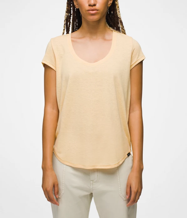 Womens Cozy Up Scoop Neck Tee
