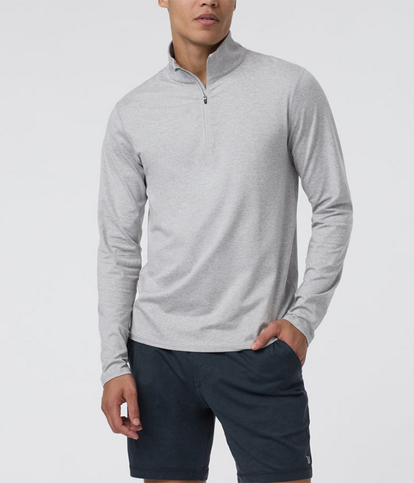 Mens Ponto 1/2 Zip Mock Neck