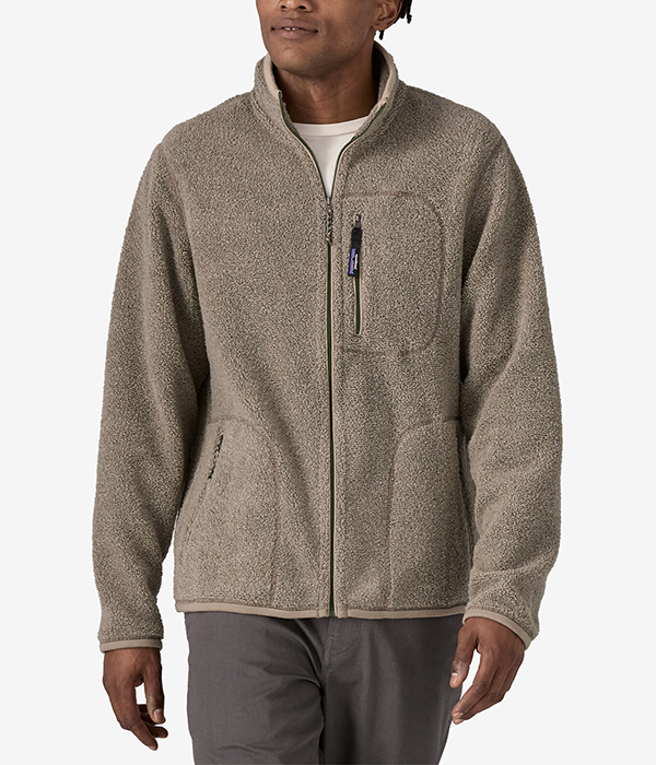 Mens Reclaimed Fleece Jacket