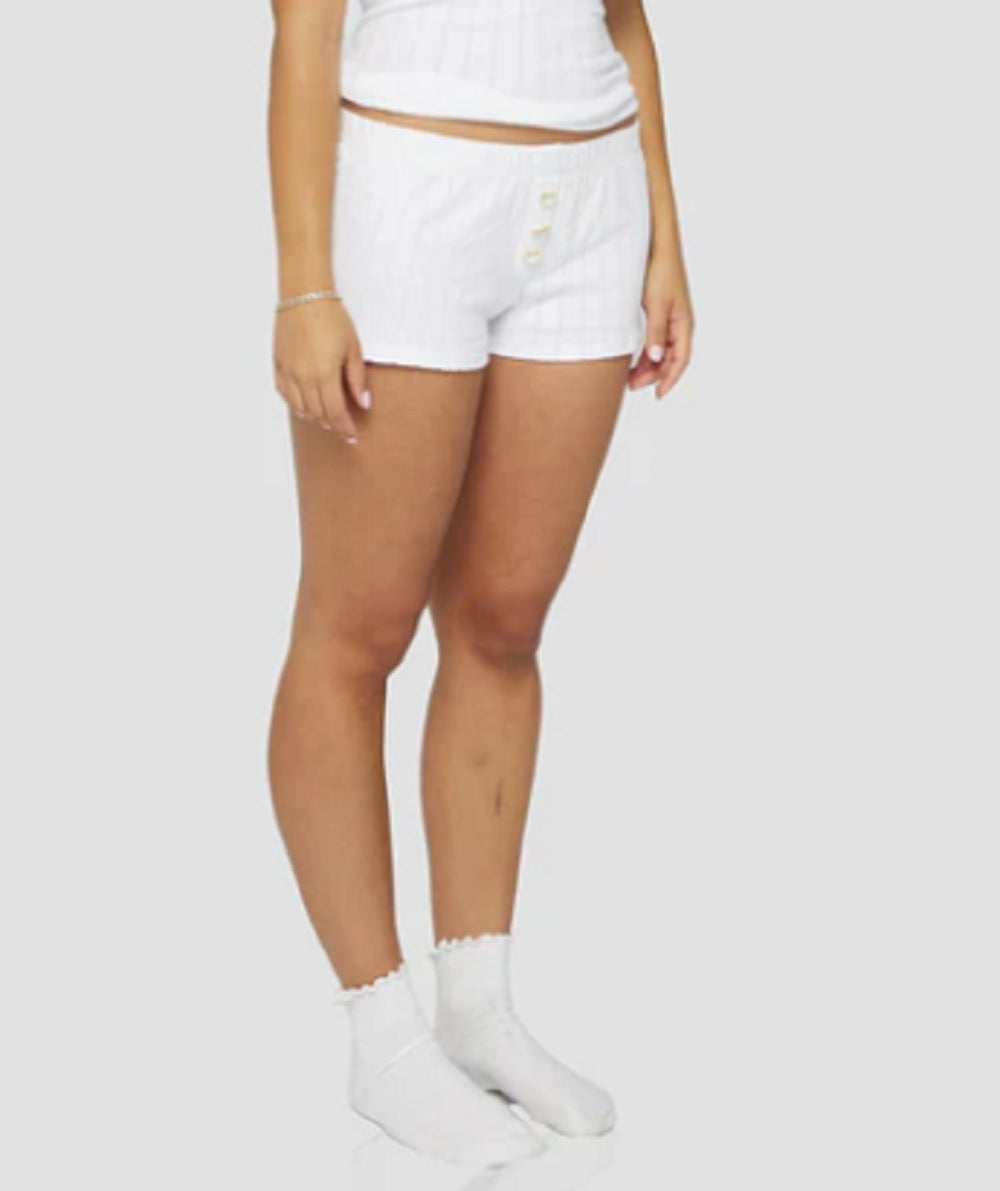 Womens Hallie Shorts in Ivory