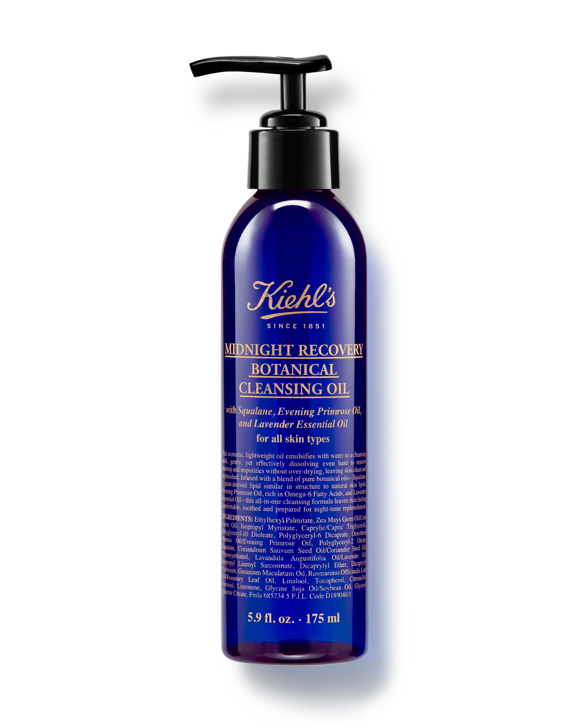 KIEHLS Midnight Recovery Cleansing Oil 175mL
